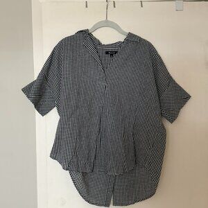 Madewell Womens XS Checkered Top